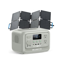 BLUETTI Elite 30 600W 288Wh portable power station with solar panels