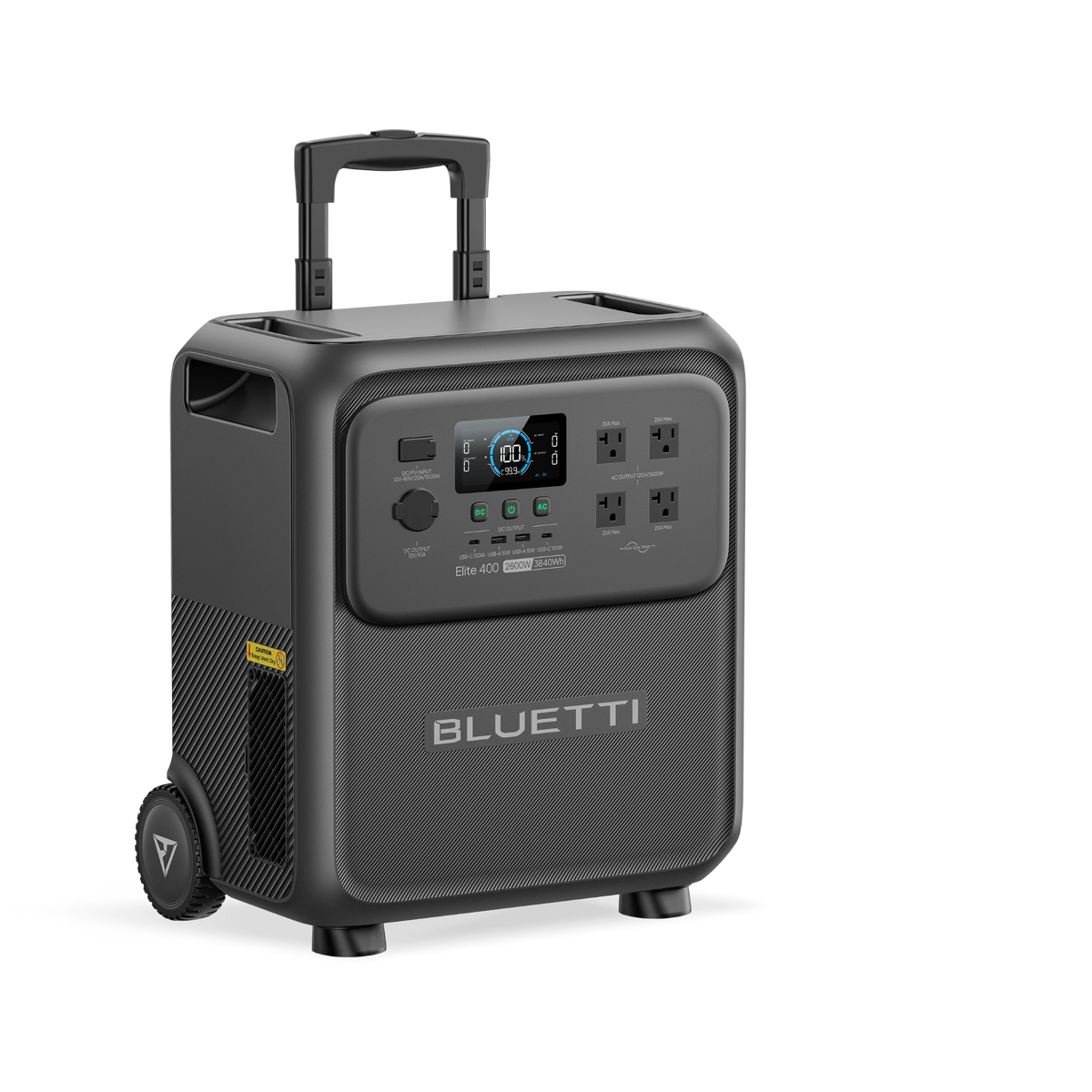 BLUETTI Elite 400 Portable Power Station | 3,840Wh, 2,600W
