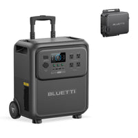 BLUETTI Elite 400 portable power station (2600W, 3840Wh) with retractable handle, wheels, and Charger 1 unit.