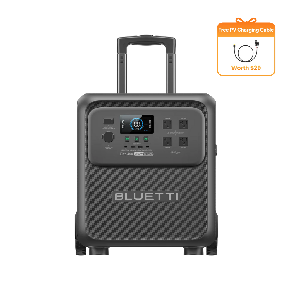 BLUETTI Elite 400 Portable Power Station | 3,840Wh, 2,600W