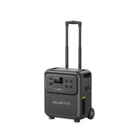 BLUETTI Elite 400 portable power station with trolley, 100% charge display, 2600W 3840Wh.