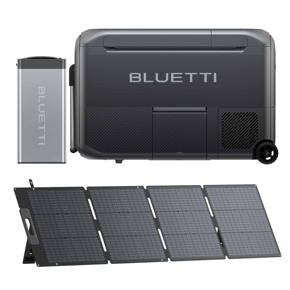 MultiCooler Portable Fridge+B70 Battery Pack+200W Solar