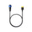 BLUETTI battery connection cable with blue aviation plug and yellow XT60 connector.