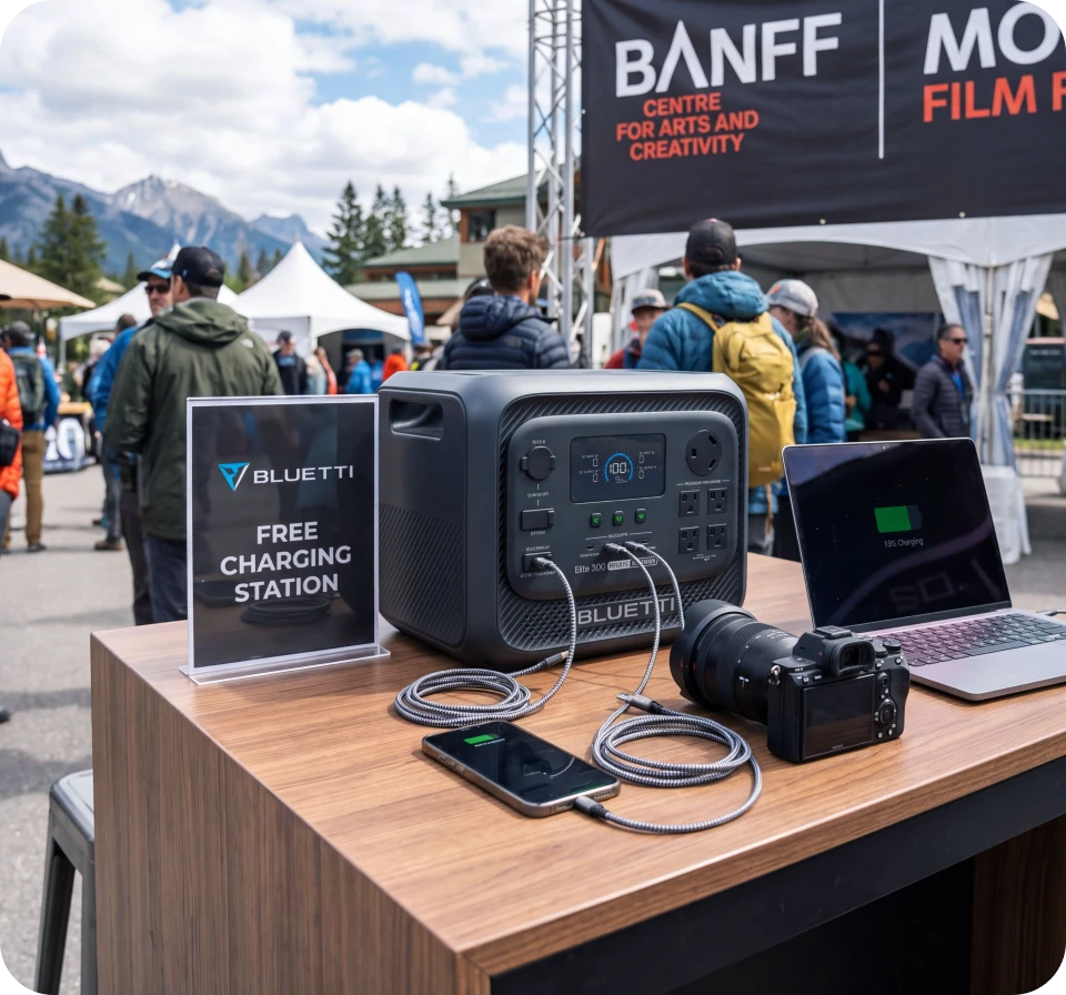 Free charging station