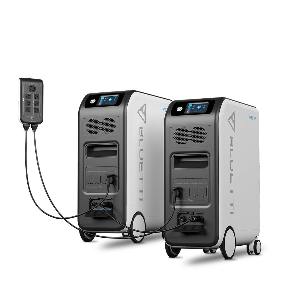BLUETTI 2*EP500 + 1*Split Phase Fusion Box | Home Backup | All-in