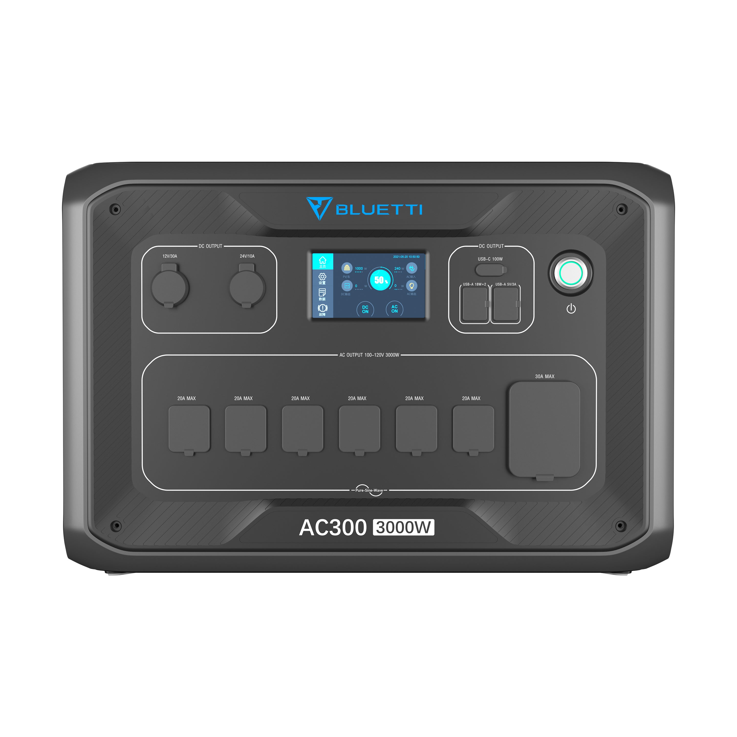 BLUETTI AC300 + 2*B300 | Home Battery Backup Grid-tied System